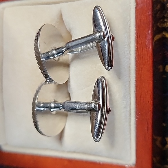 Dunhill set cufflink with tie bar clips 24k GP - Picture 14 of 17